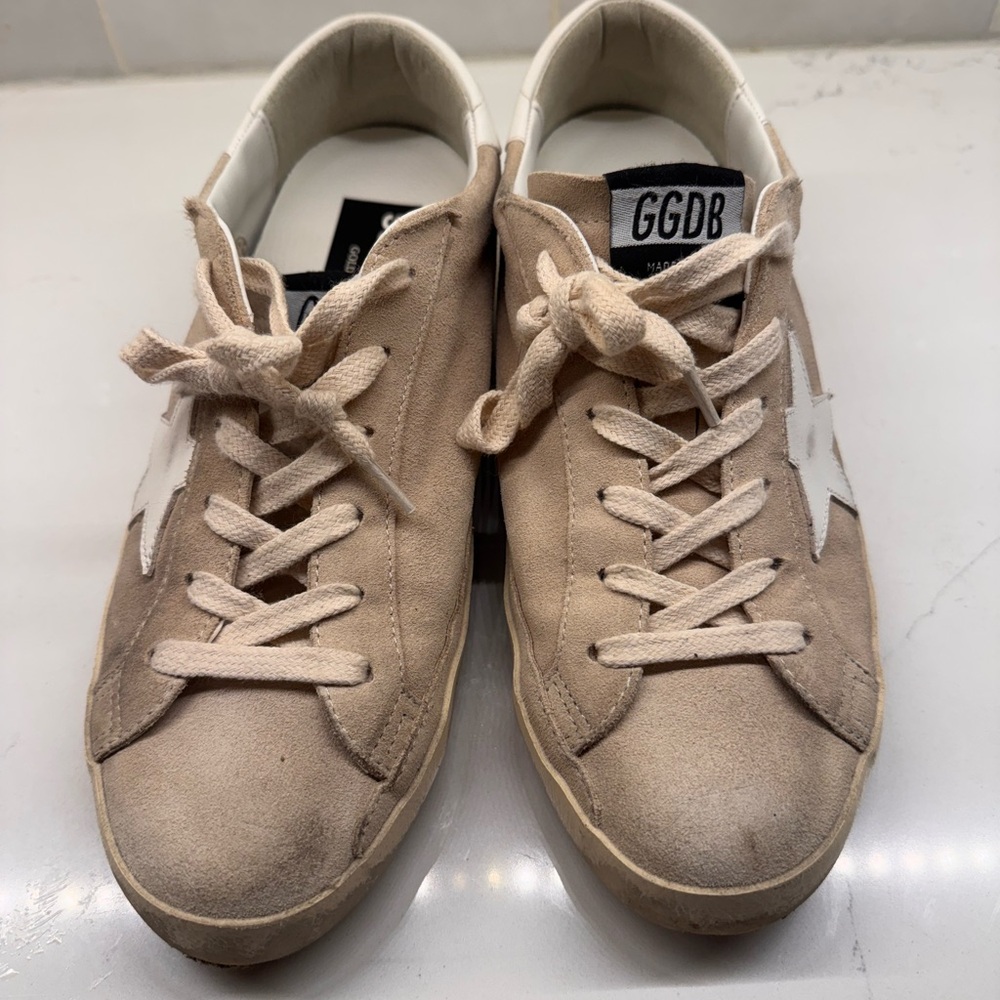 Like new Golden Goose suede Superstars